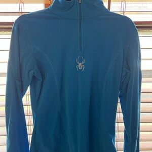 Spyder Blue Quarter-Zip Pullover